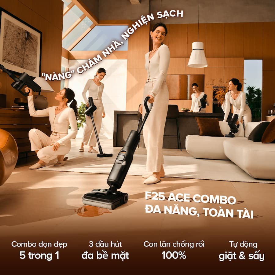 Máy hút bụi lau nhà thông minh