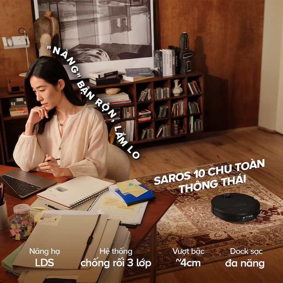 Robot hút bụi lau nhà thông minh