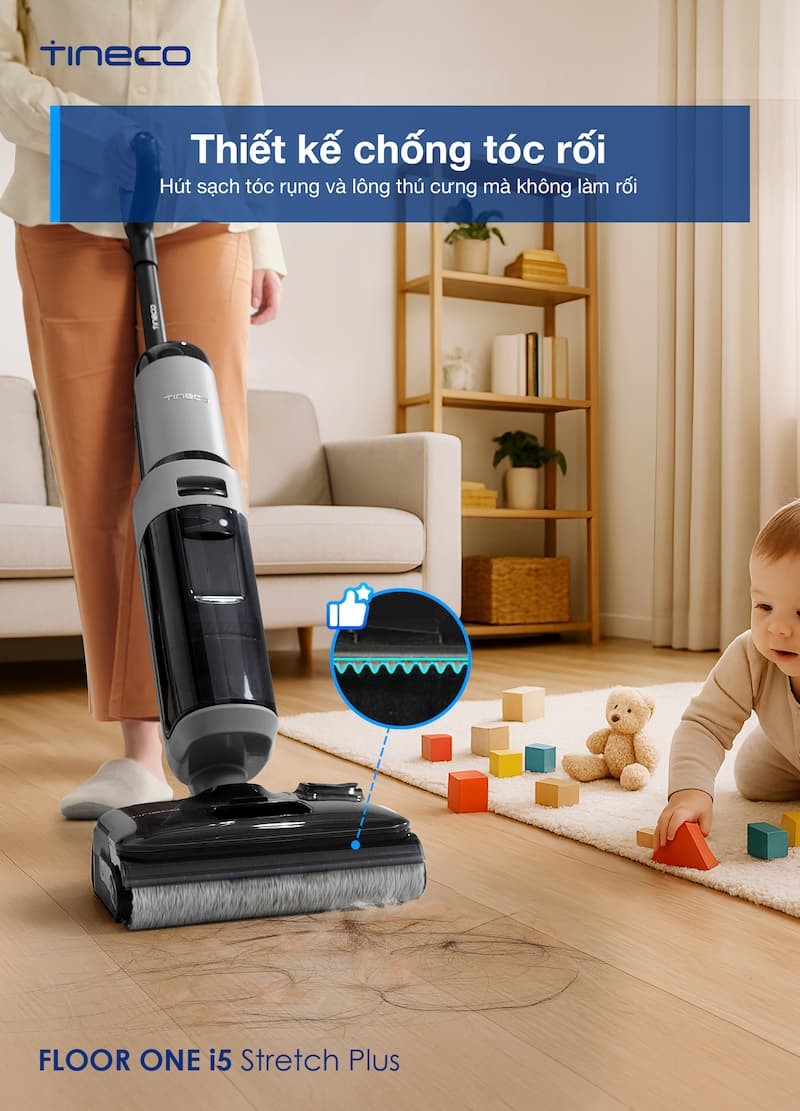 Ưu điểm nổi bật Tineco Floor One i5 Stretch Plus