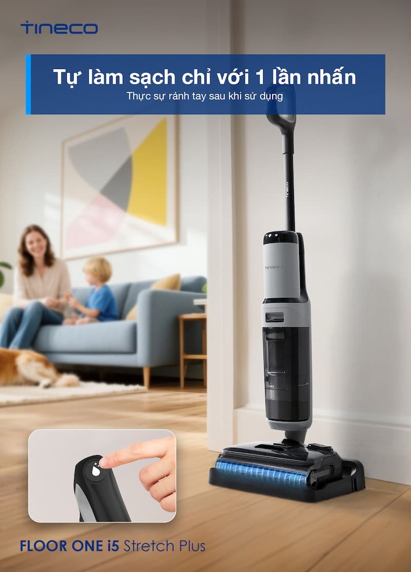 Ưu điểm nổi bật Tineco Floor One i5 Stretch Plus
