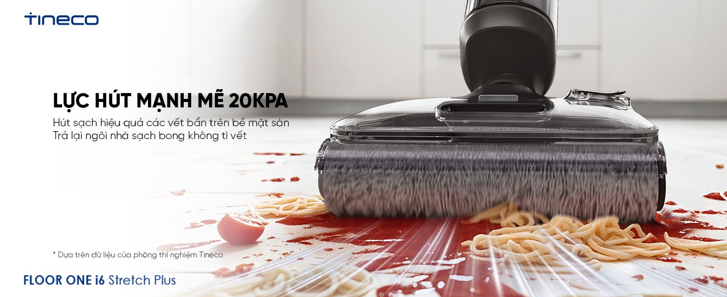 Đặc điểm nổi bật Máy hút bụi lau sàn khô ướt Tineco Floor One i6 Stretch Plus