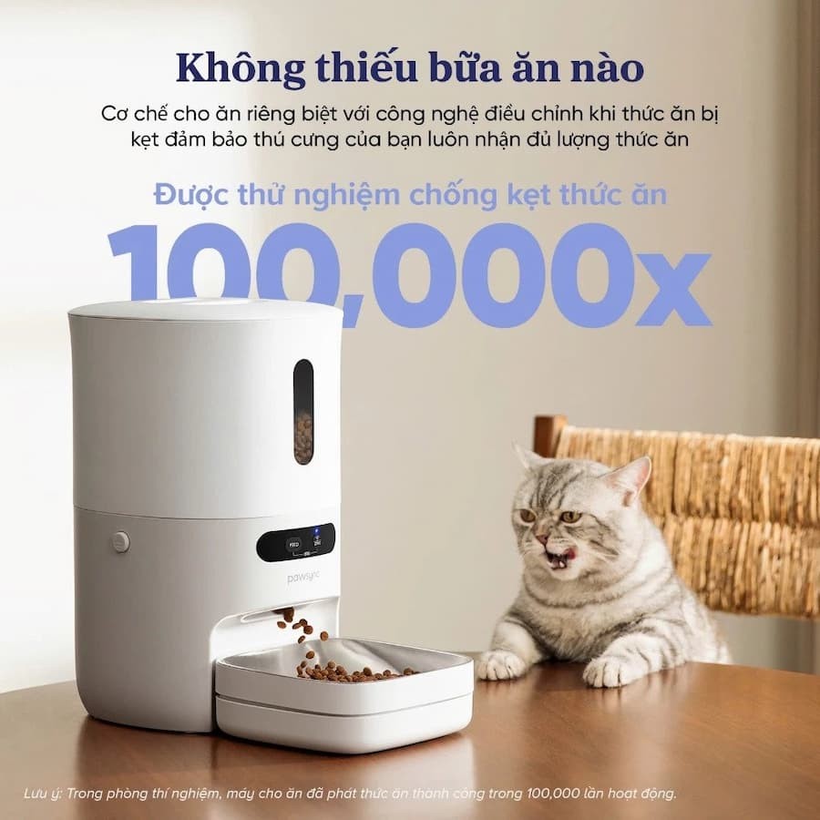 Điểm nổi bật Máy cho chó mèo ăn thông minh Pawsync