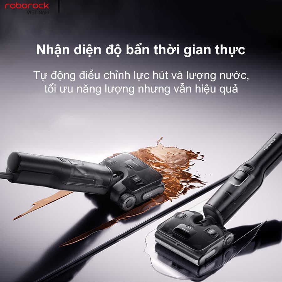 Nâng cấp hệ thống tự làm sạch ở Máy hút bụi lau nhà cầm tay Roborock F25 ACE Pro