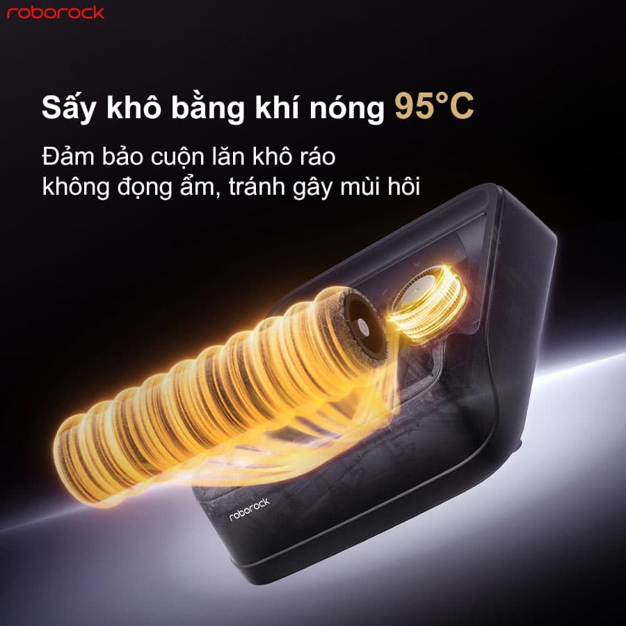 Nâng cấp hệ thống tự làm sạch ở Máy hút bụi lau nhà cầm tay Roborock F25 ACE Pro