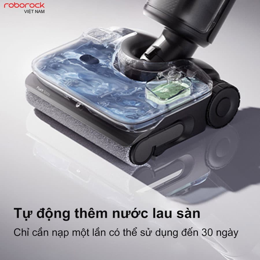 Nâng cấp hệ thống tự làm sạch ở Máy hút bụi lau nhà cầm tay Roborock F25 ACE Pro
