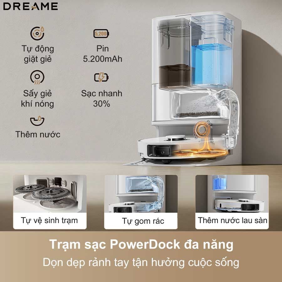 Trạm Sạc Tự Động Hóa Toàn Diện (All-in-One AceClean Dock)