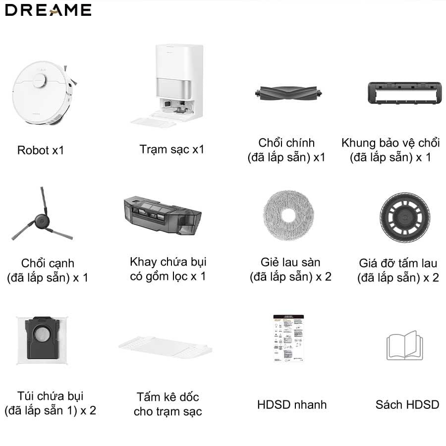 Robot hút bụi lau sàn Dreame L10s Ultra gen 3 Tính Năng Thông Minh và Bảo Vệ Thảm