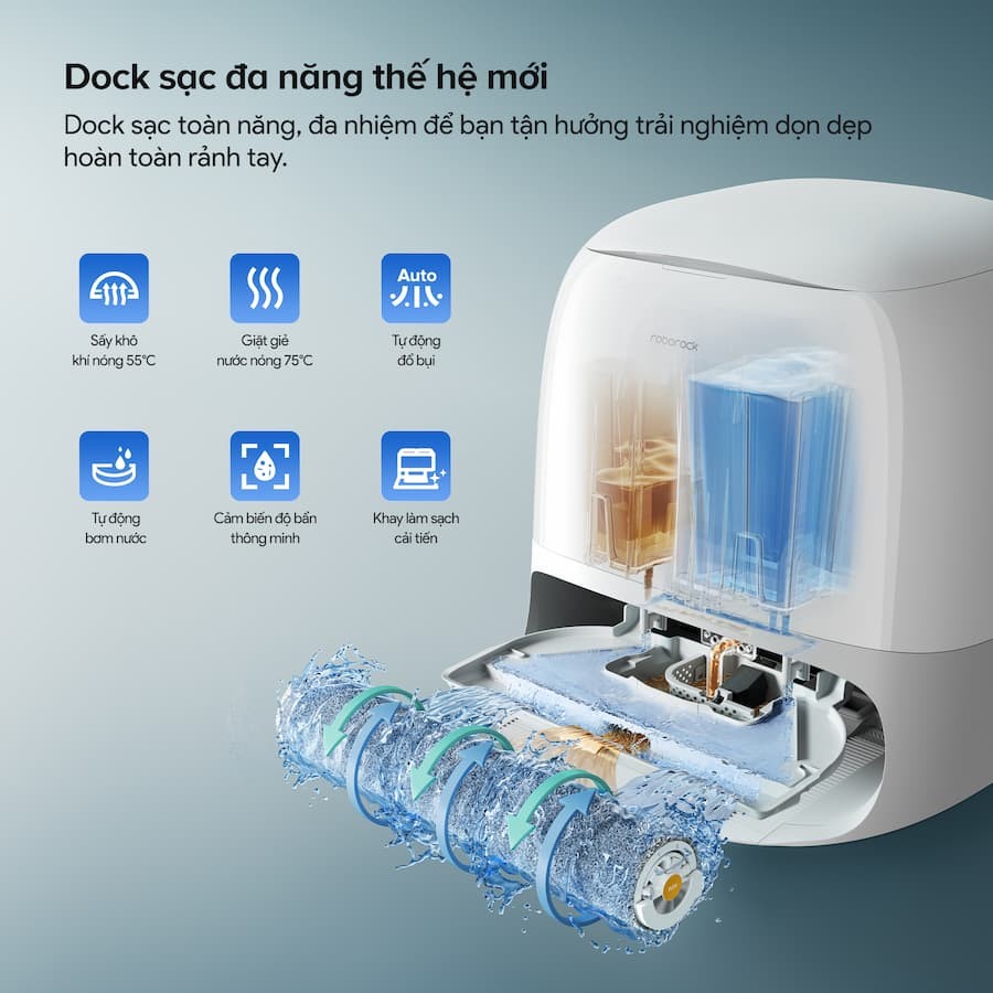 Vì sao nên mua Robot hút bụi lau nhà Roborock Qrevo Curv 2 Flow