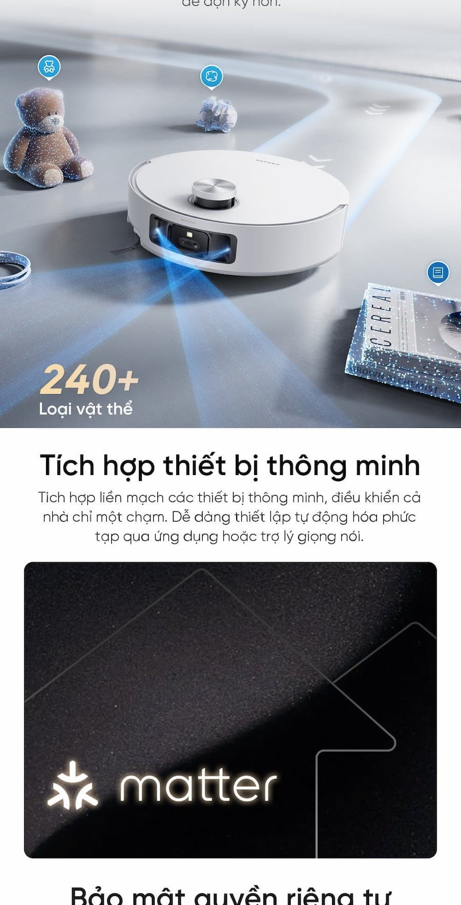 Điểm nổi bật Robot hút bụi lau sàn chuyên dụng Dreame Aqua10 Roller