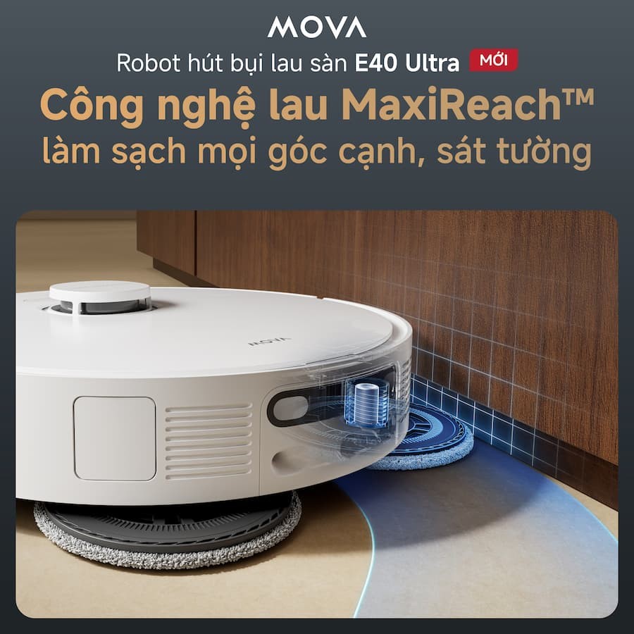 Mova E40 Ultra Hiệu suất làm sạch vượt trội