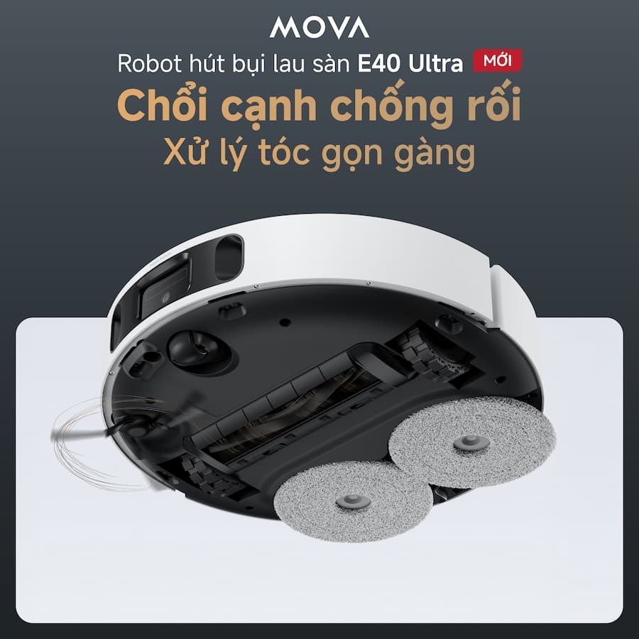 Mova E40 Ultra Hiệu suất làm sạch vượt trội