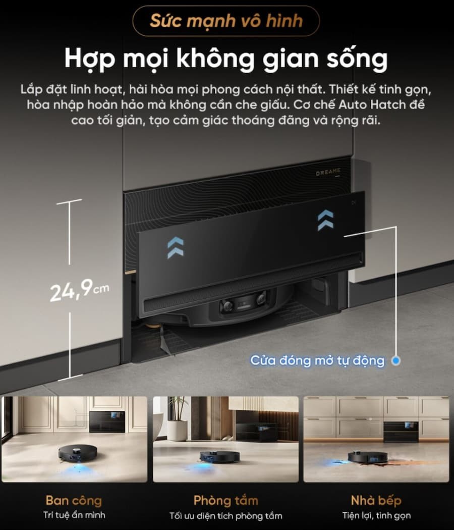 Robot hút bụi lau sàn Dreame X60 Master có gì khác biệt?