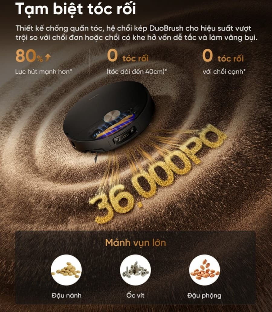 Robot hút bụi lau sàn Dreame X60 Master có gì khác biệt?