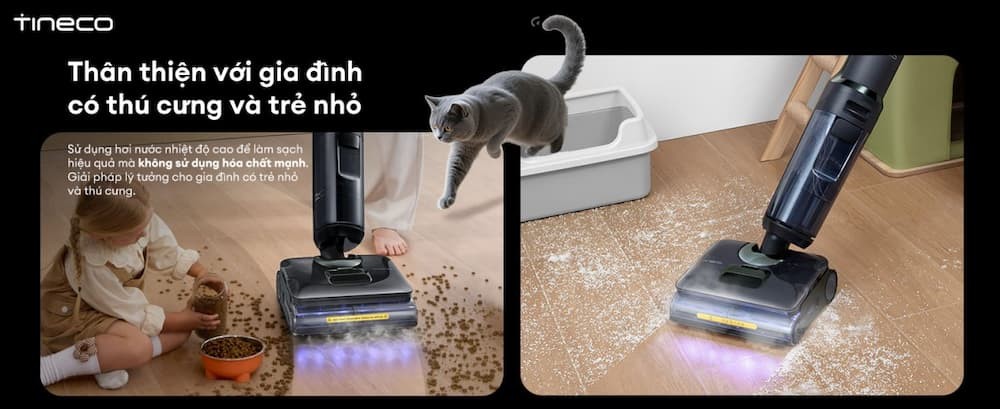 Đối tượng nên mua Máy hút bụi lau sàn khô ướt Tineco FLOOR ONE i7 Steam: