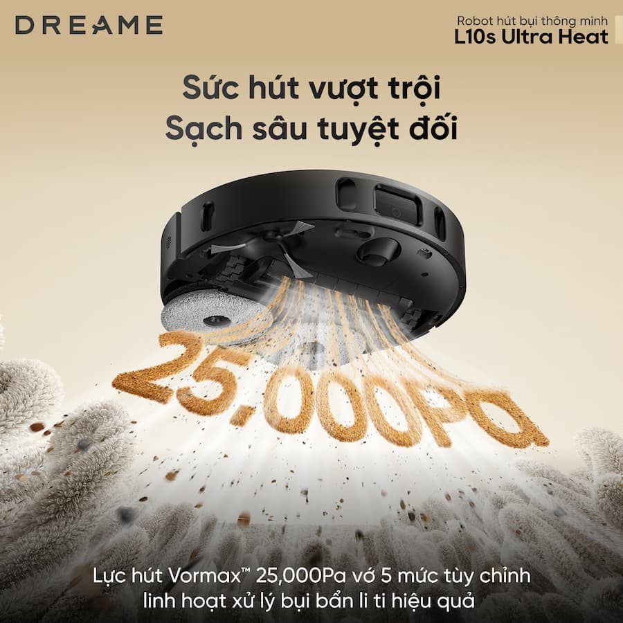 Robot hút bụi lau nhà Dreame L10s Ultra Heat 4
