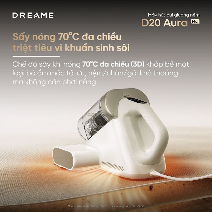 Máy hút bụi giường nệm Dreame D20 Aura 1
