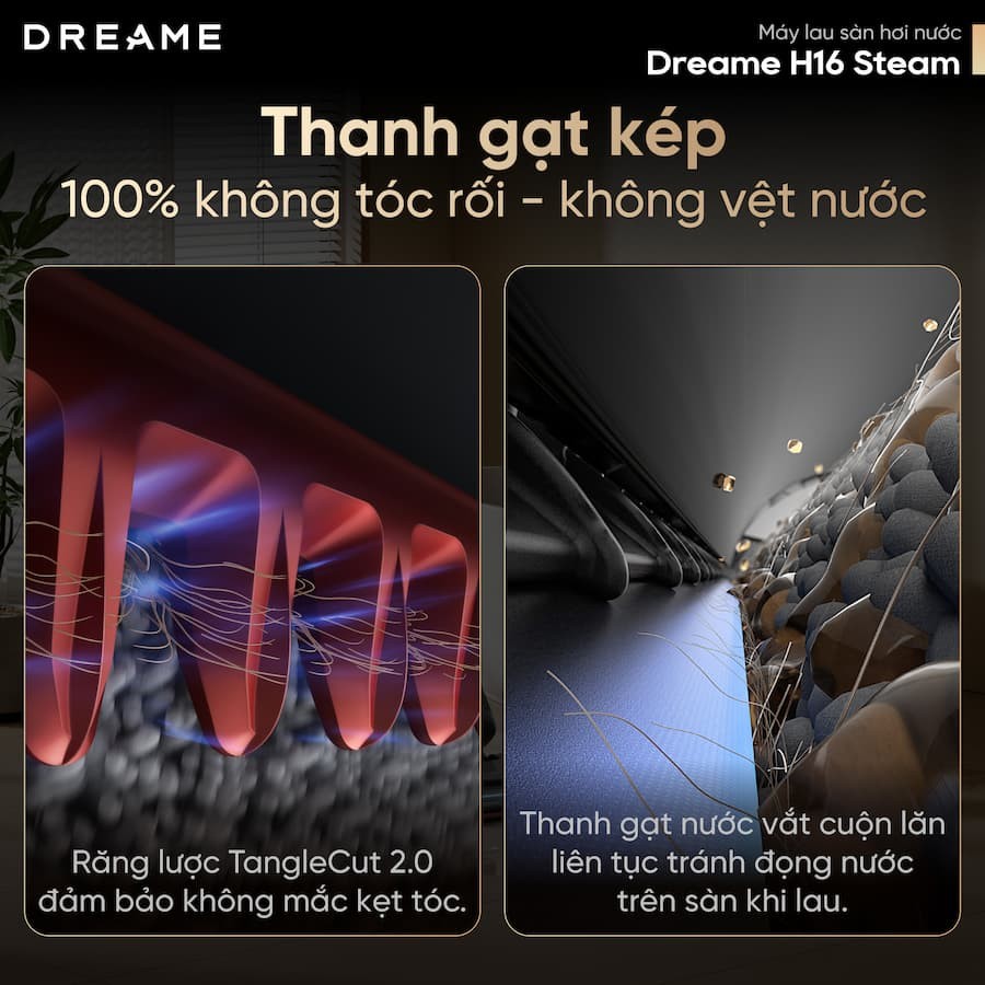 Máy hút bụi khô và ướt Dreame H16 Steam 6