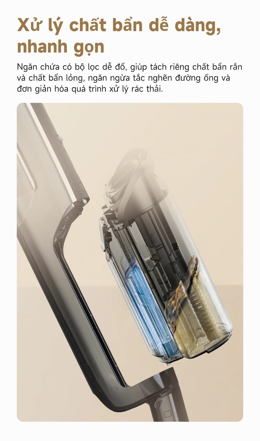 Tính năng nổi bật Máy hút bụi lau nhà khô và ướt Mova K30 Pro