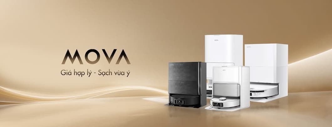 Tổng quan về Robot hút bụi lau sàn chuyên dụng Mova