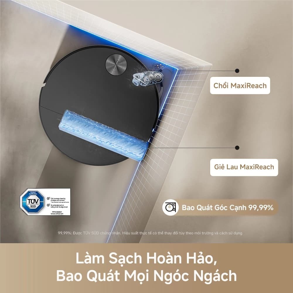 Robot hút bụi lau sàn MOVA S70 Roller 7