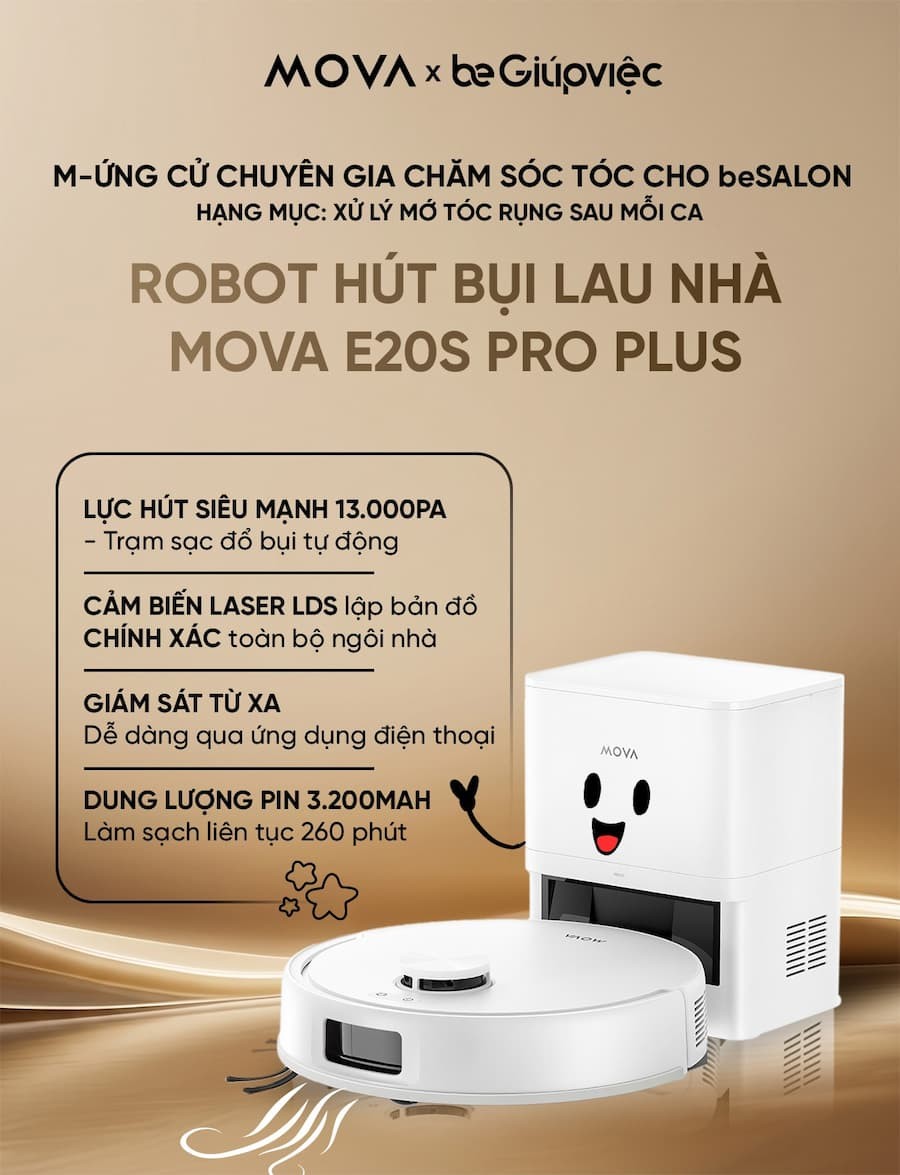 Robot hút bụi Mova E20s Pro Plus 2