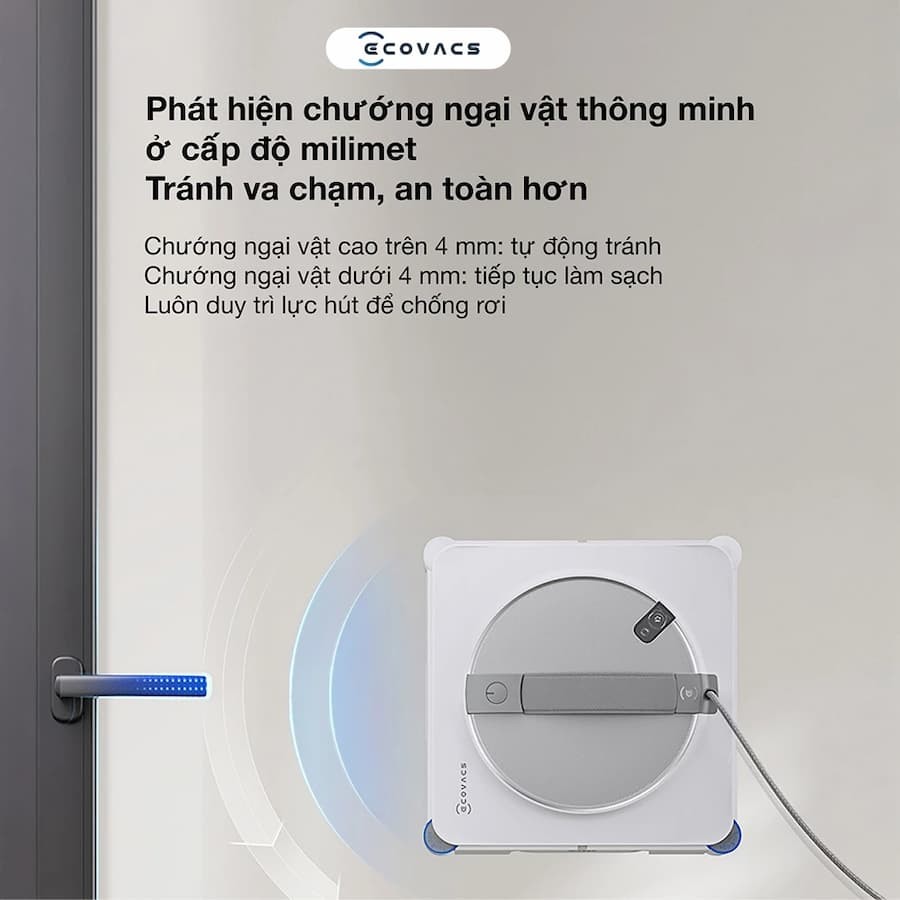 Robot lau kính Ecovacs Winbot W2S Omni 7