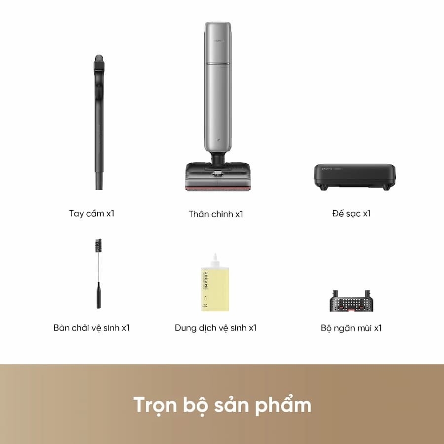 Máy hút bụi lau nhà cầm tay Dreame H16 Pro TriForce 10