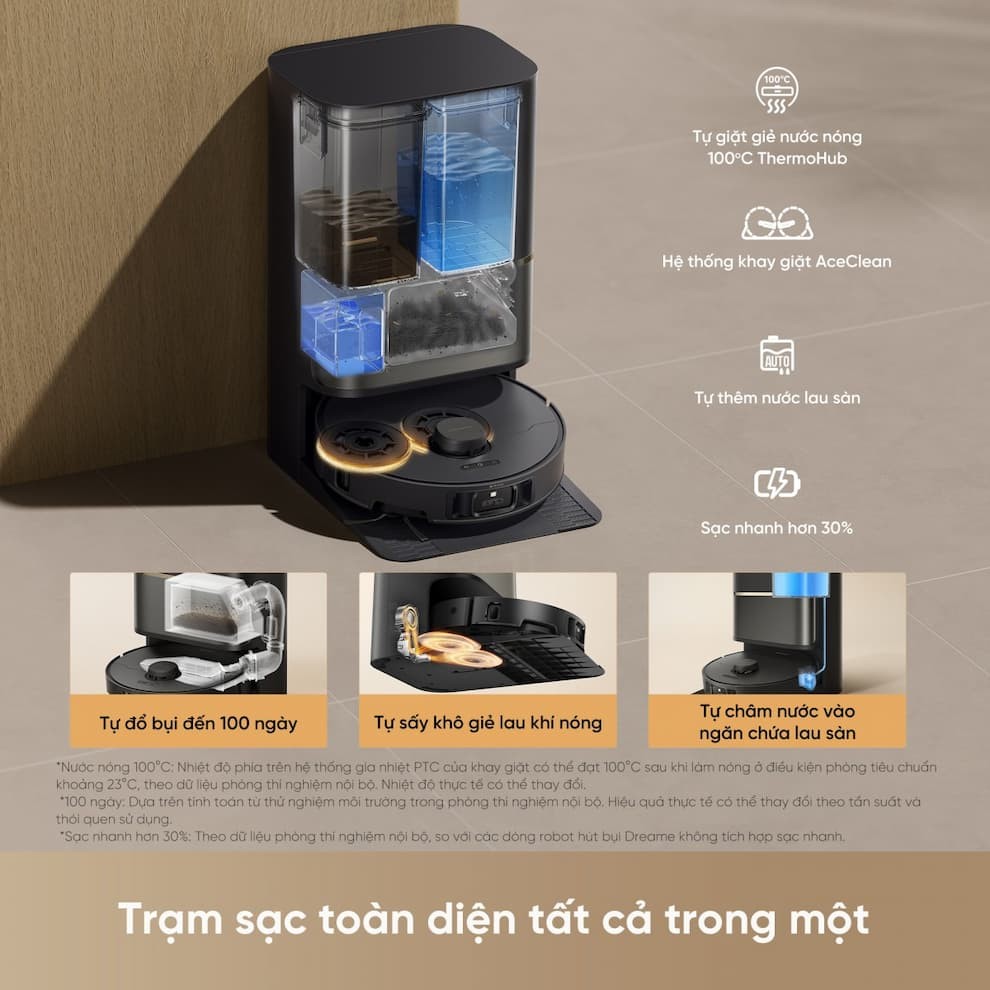 Robot hút bụi lau nhà Dreame L50s Pro Ultra 6