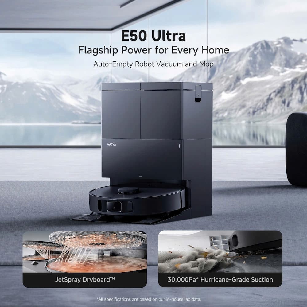 Robot hút bụi lau nhà MOVA E50 Ultra 2