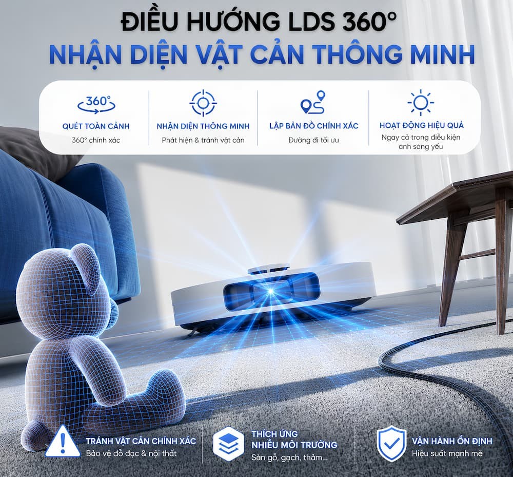 Robot hút bụi lau nhà MOVA E50 Ultra 5