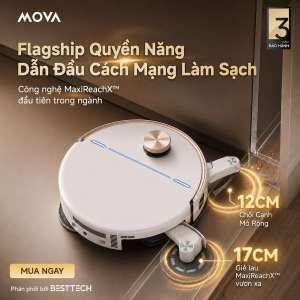 Các công nghệ nổi bật trên robot hút bụi lau sàn Mova