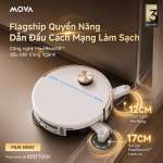 Các công nghệ nổi bật trên robot hút bụi lau sàn Mova