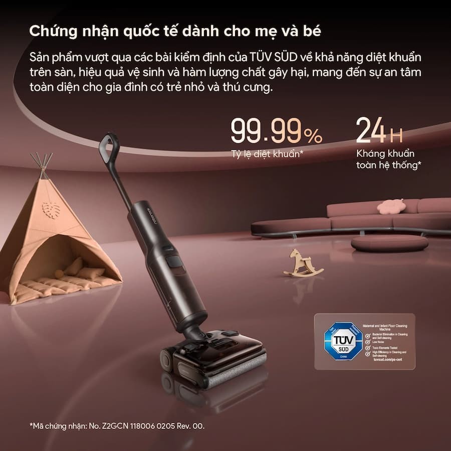 Công Nghệ & Điểm Đột Phá Nổi Bật Máy Hút Bụi Cầm Tay Roborock F25 Pro Turbo