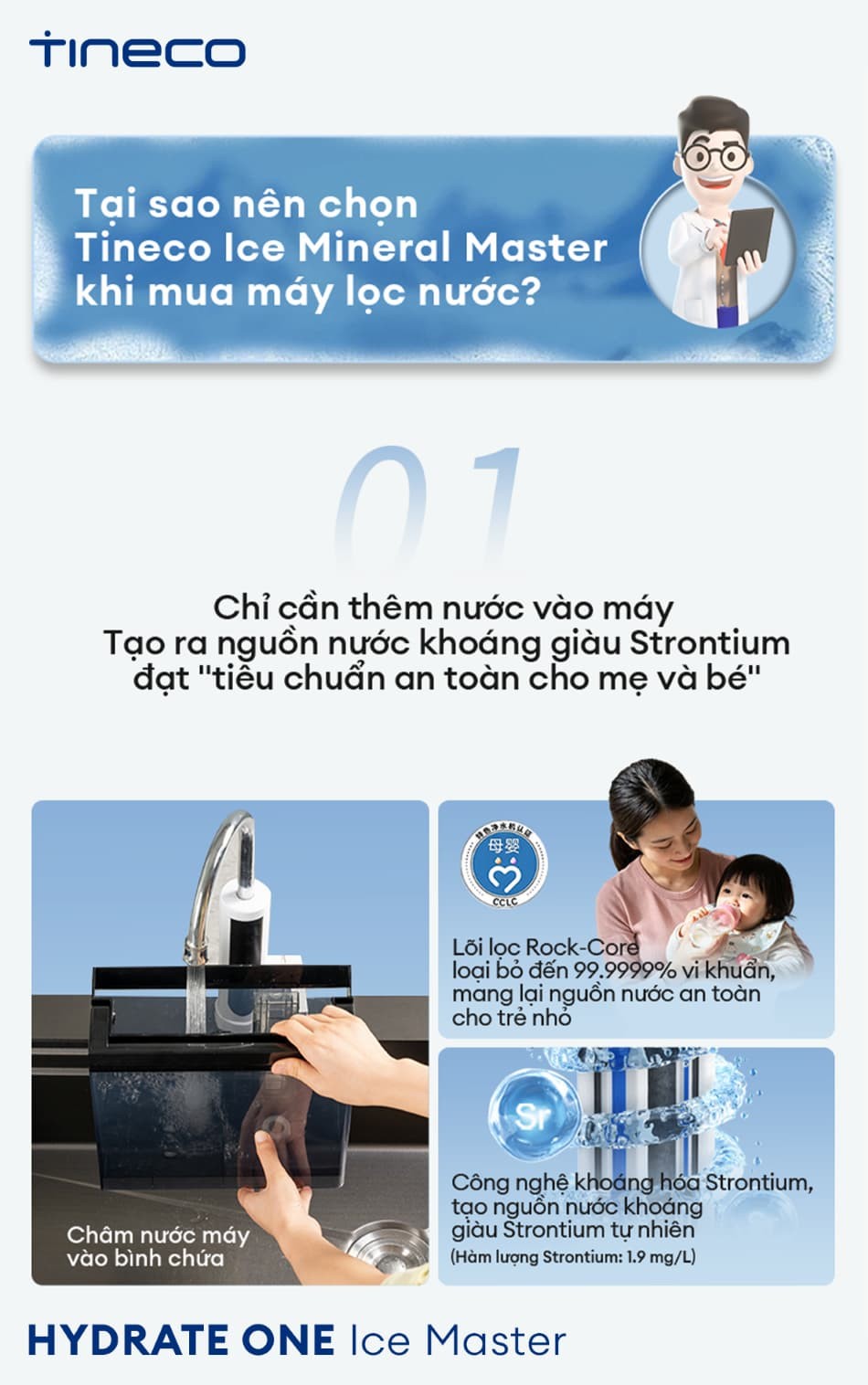 TINECO HYDRATE ONE ICE MASTER: THIẾT KẾ TINH TẾ - HÀI HÒA MỌI KHÔNG GIAN