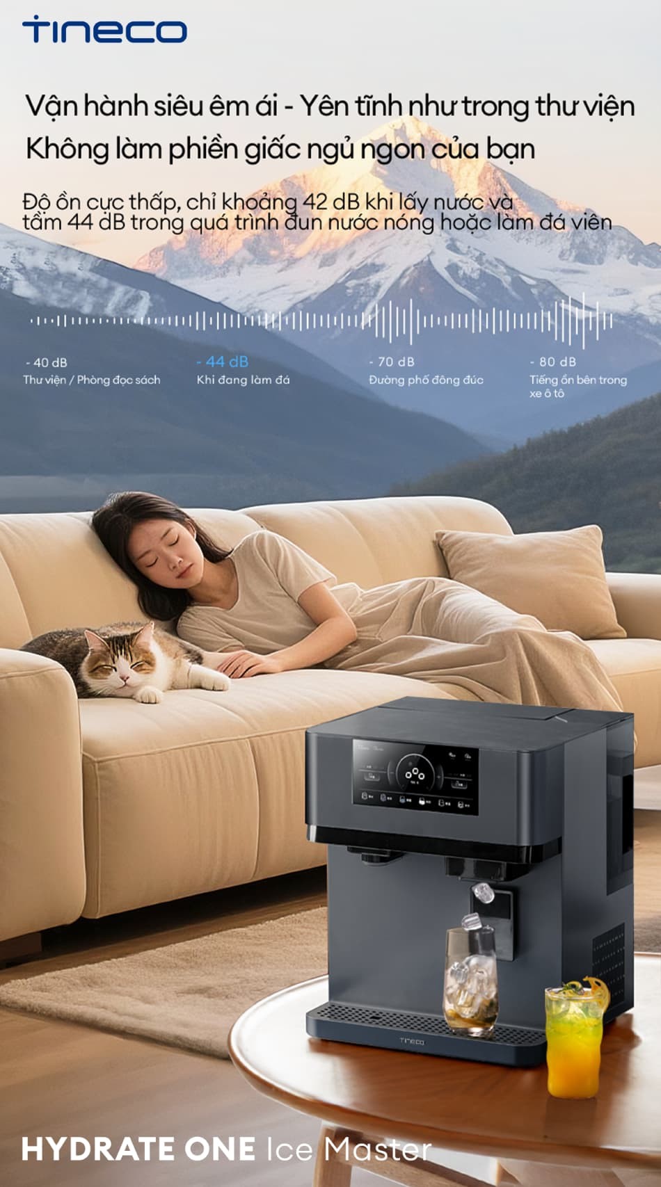 TINECO HYDRATE ONE ICE MASTER: THIẾT KẾ TINH TẾ - HÀI HÒA MỌI KHÔNG GIAN