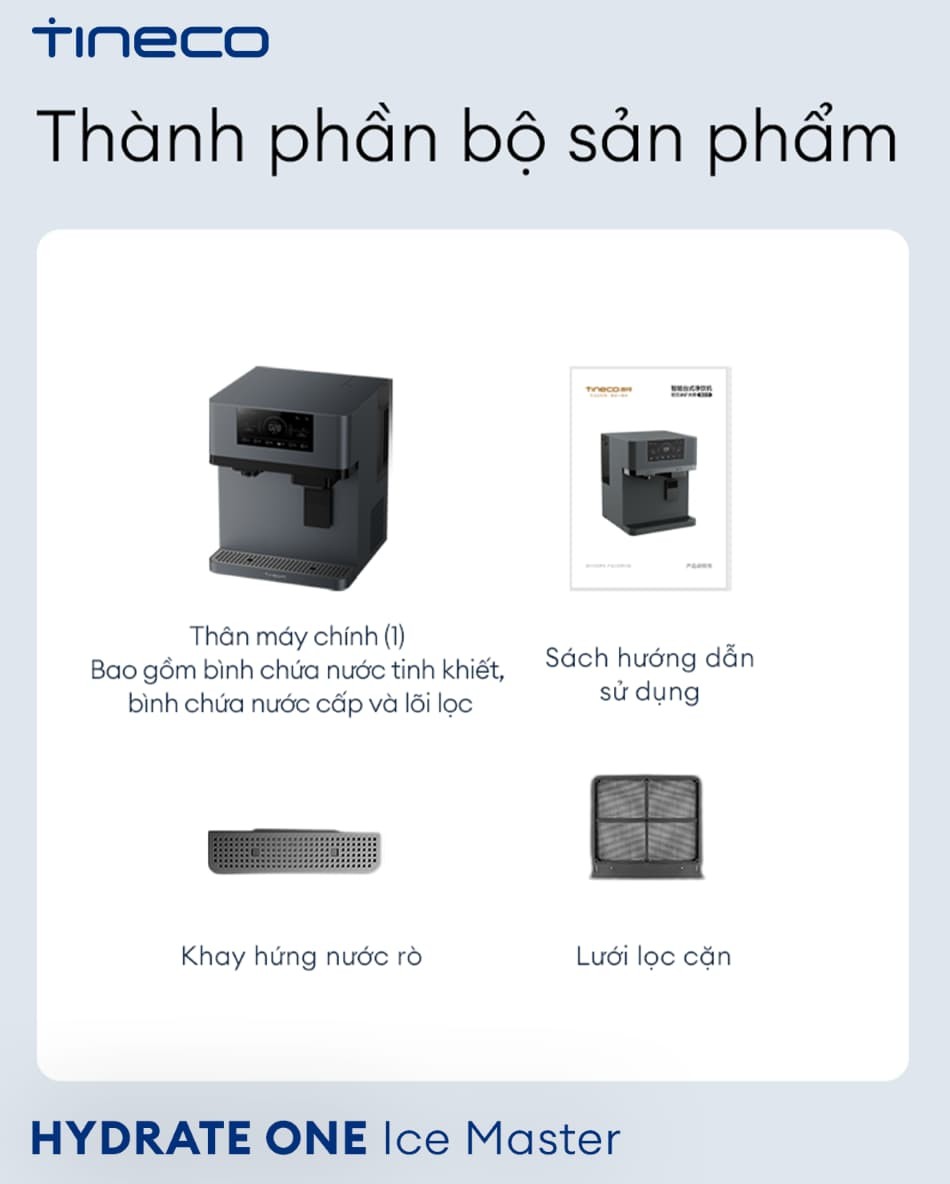 TINECO HYDRATE ONE ICE MASTER: THIẾT KẾ TINH TẾ - HÀI HÒA MỌI KHÔNG GIAN