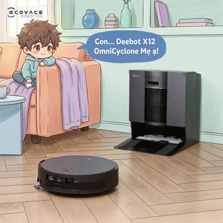 Gợi Ý Các Mẫu Ecovacs Phù Hợp Nhất Với Gia Đình Có Trẻ Nhỏ