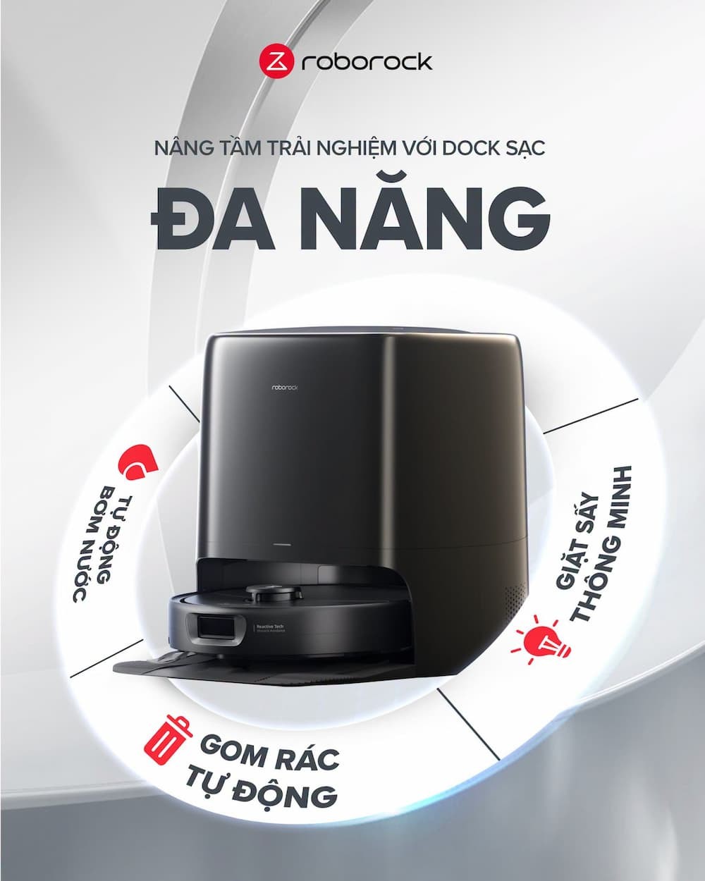 Các tính năng cốt lõi robot hút bụi lau sàn Roborock hỗ trợ nhà nhiều tầng