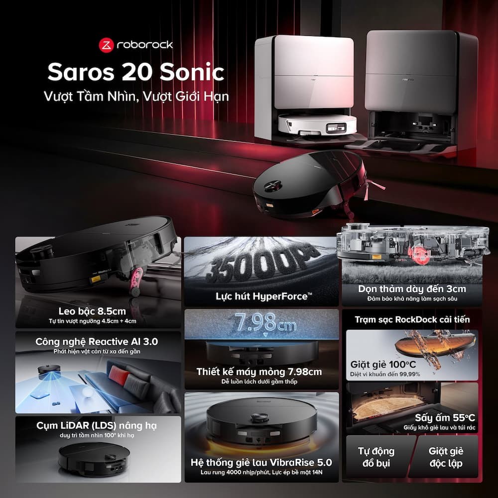 Roborock Saros 20 Series (Saros 20 Sonic / Saros 20 )