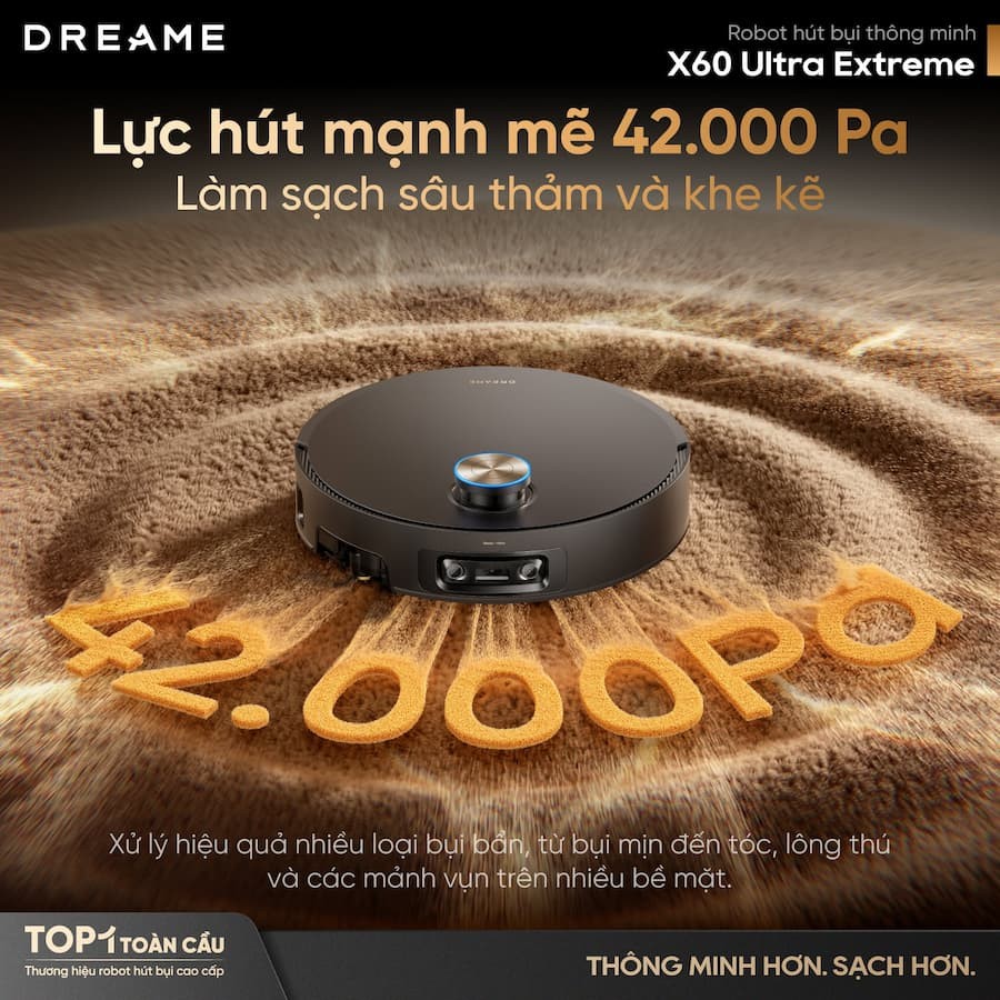 Robot hút bụi lau nhà Dreame X60 ULTRA EXTREME 4