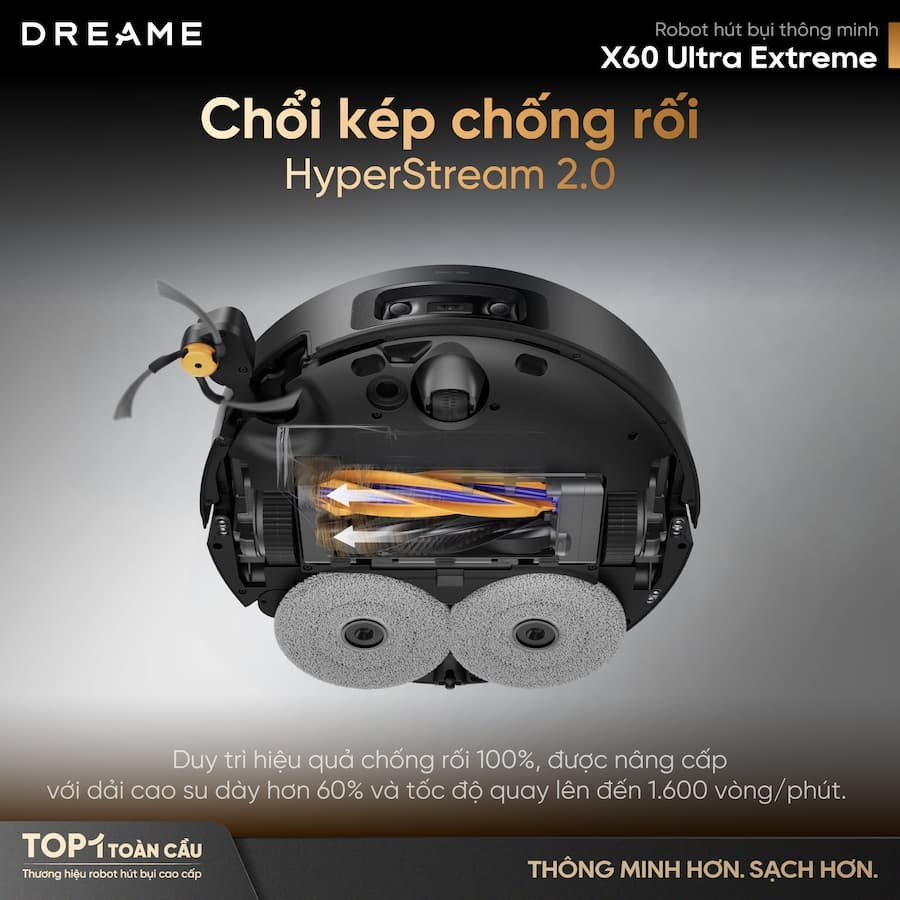 Robot hút bụi lau nhà Dreame X60 ULTRA EXTREME 11