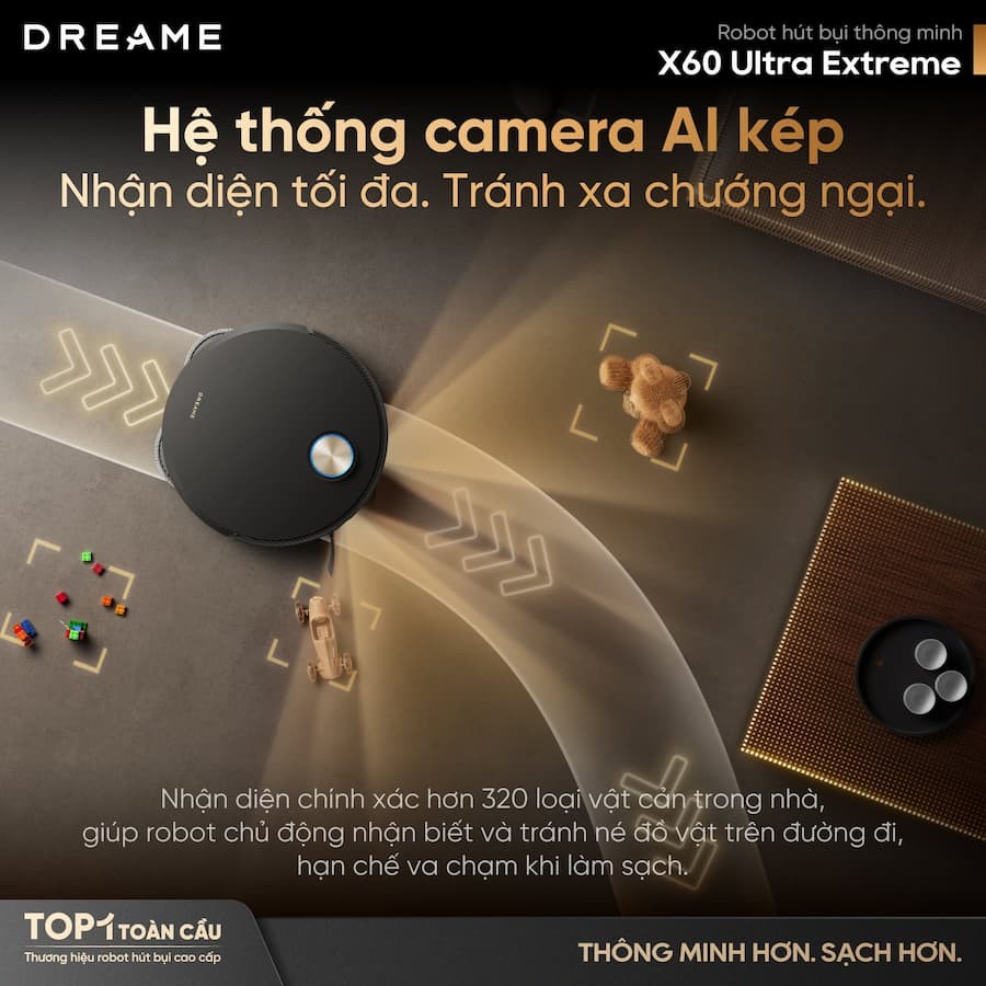 Robot hút bụi lau nhà Dreame X60 ULTRA EXTREME 6