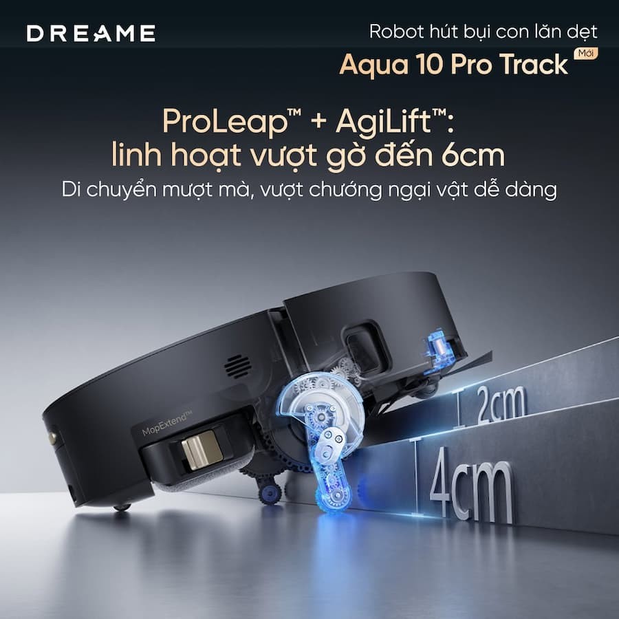 LƯU Ý AN TOÀN KHI SỬ DỤNG ROBOT HÚT BỤI LAU NHÀ DREAME AQUA 10 PRO TRACK