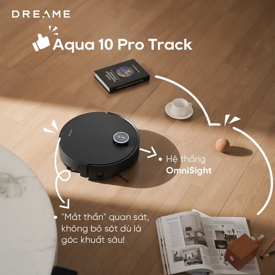 HƯỚNG DẪN VỆ SINH VÀ BẢO TRÌ ĐỊNH KỲ ROBOT LAU SÀN DREAME AQUA 10 PRO TRACK