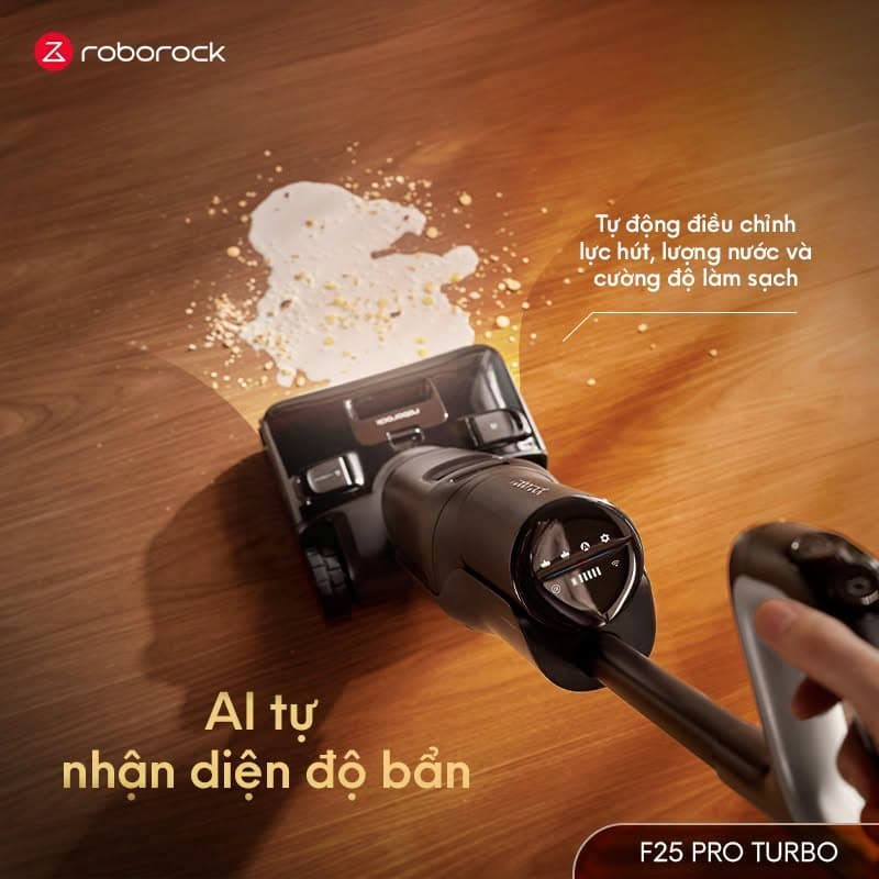 Chu Trình Tự Giặt 95°C & Sấy Khô Tại Dock Sạc Roborock F25 Steam, F25 Pro Turbo