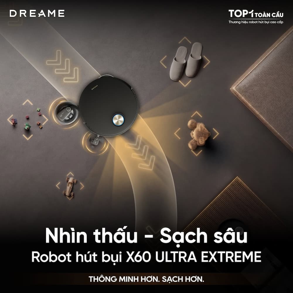 Bảng So Sánh Thông Số Kỹ Thuật Chi Tiết Robot hút bụi lau sàn Dreame 2026