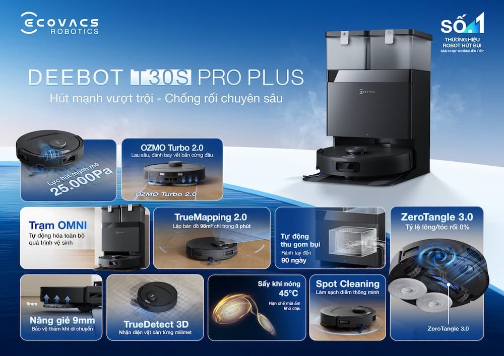 Ecovacs Deebot T30S Pro Plus