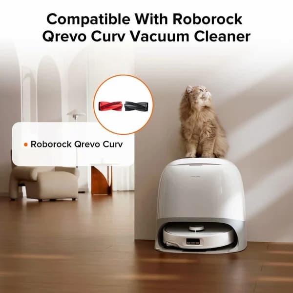 Chổi chính thay thế cho robot hút bụi Roborock Qrevo Curv/Saros 2