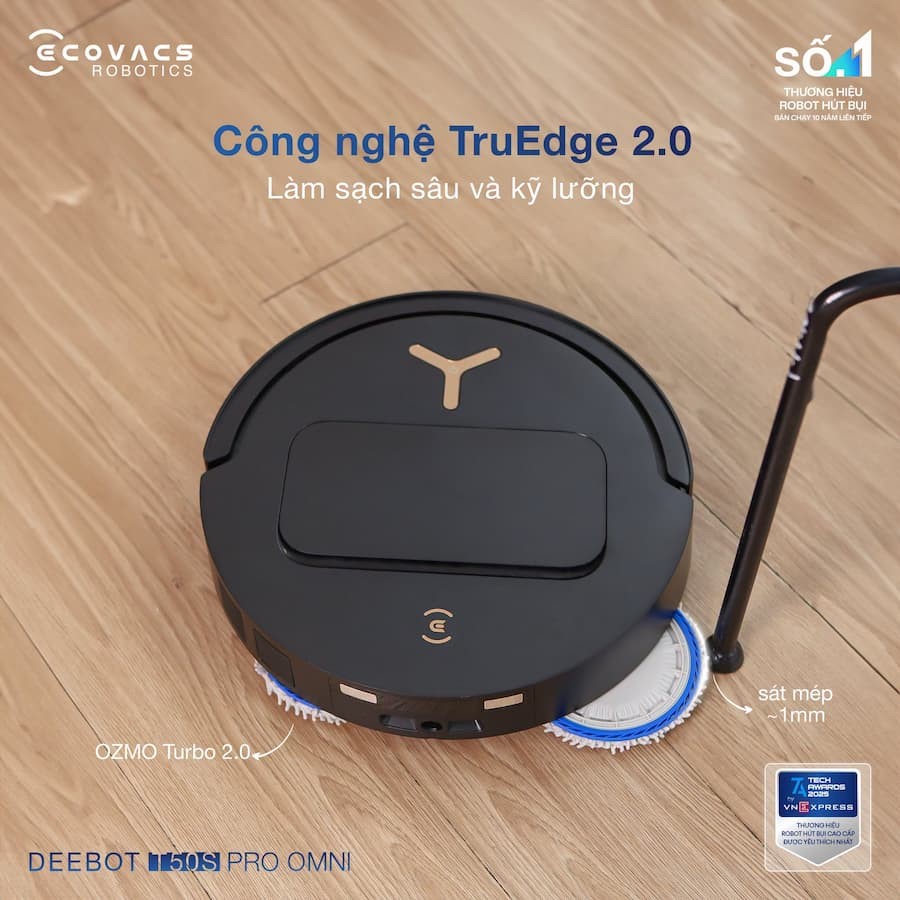Robot hút bụi lau nhà Ecovacs Deebot T50S Pro Omni 5