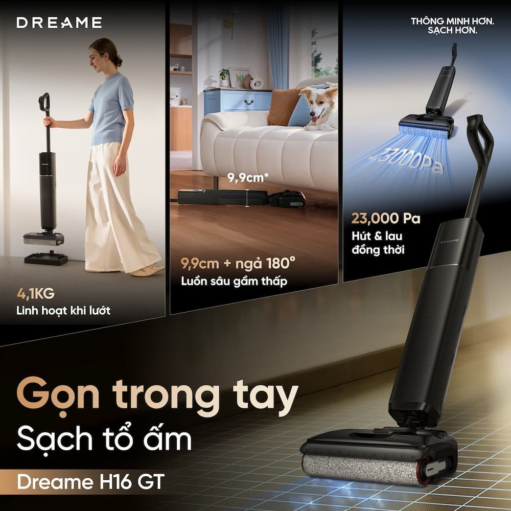 Lựa chọn máy hút bụi lau nhà cầm tay về Ngân Sách tối ưu (Phân khúc bình dân)